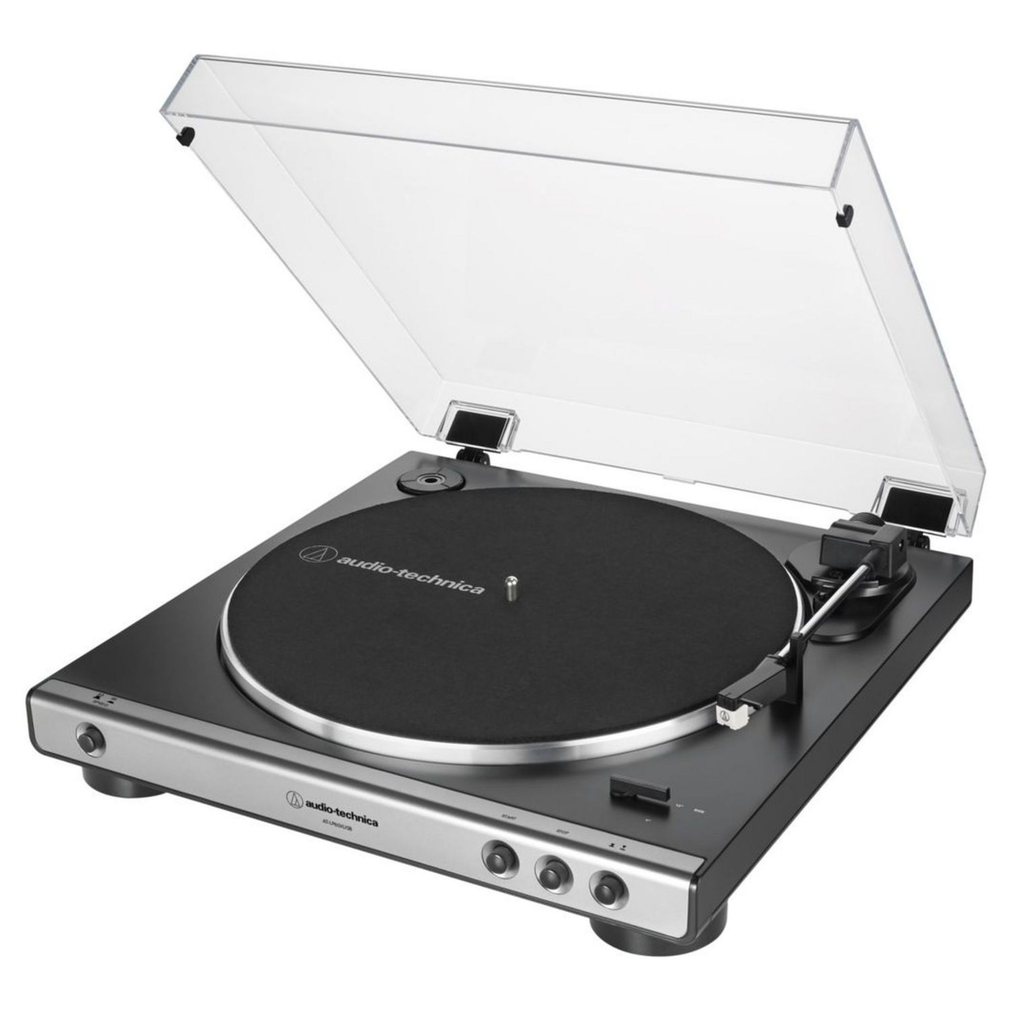 Voir la diapositive 4 : AUDIO TECHNICA Platine vinyle AT LP60XUSBGM - Gris