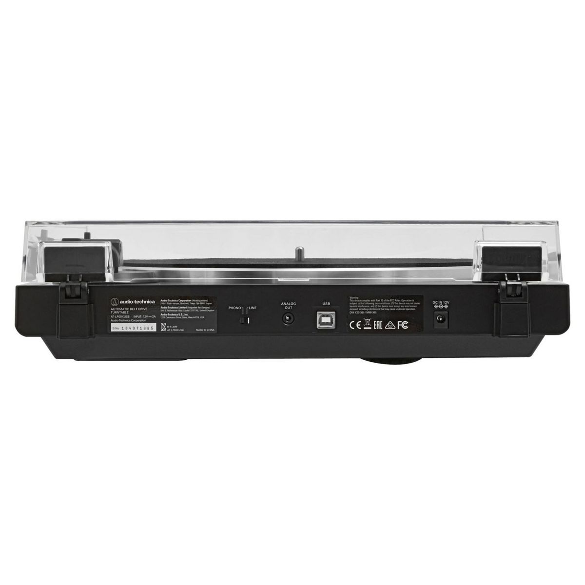 AUDIO TECHNICA Platine vinyle AT LP60XUSBGM - Gris