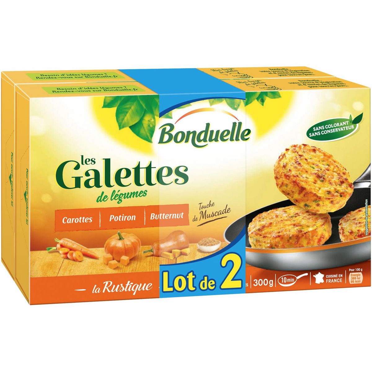 BONDUELLE Bonduelle galette potiron 600g