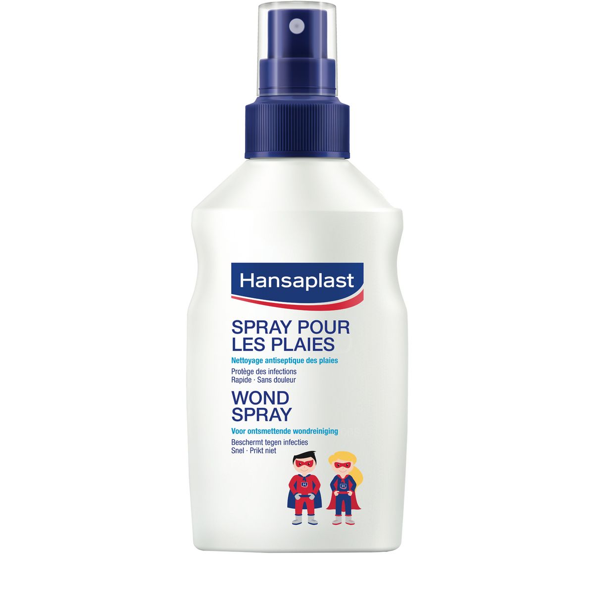 HANSAPLAST Spray nettoyant antiseptique pour les plaies 100ml