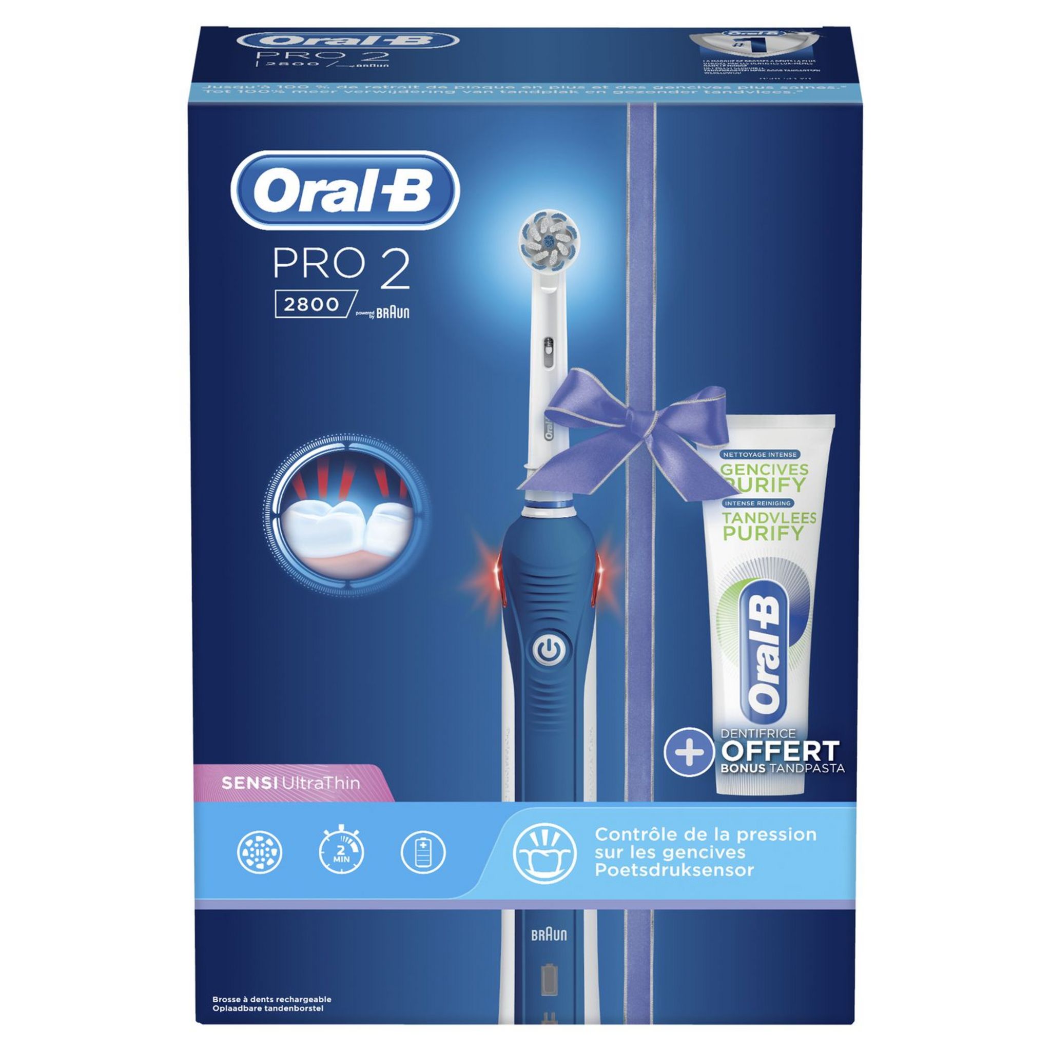 Voir la diapositive 2 : ORAL B Brosse à dents électrique - BAD PRO 2800