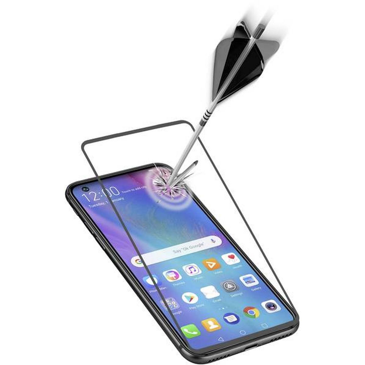 CELLULARLINE Ecran de protection en Verre Trempé pour Huawei P30 Lite