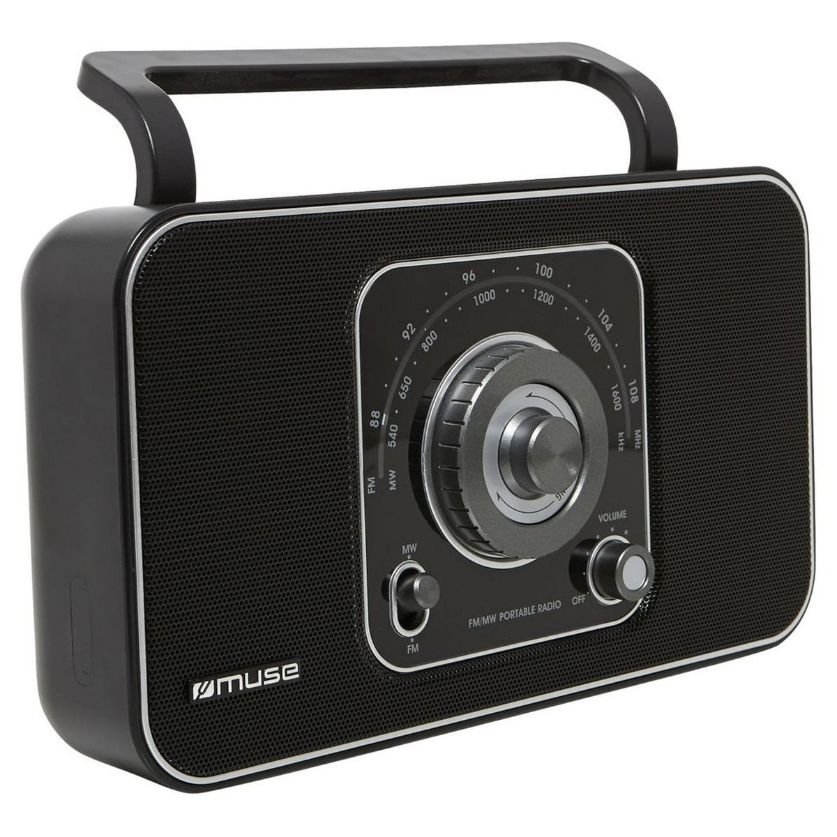 MUSE Radio portable - Noir/Argent - M-069 R