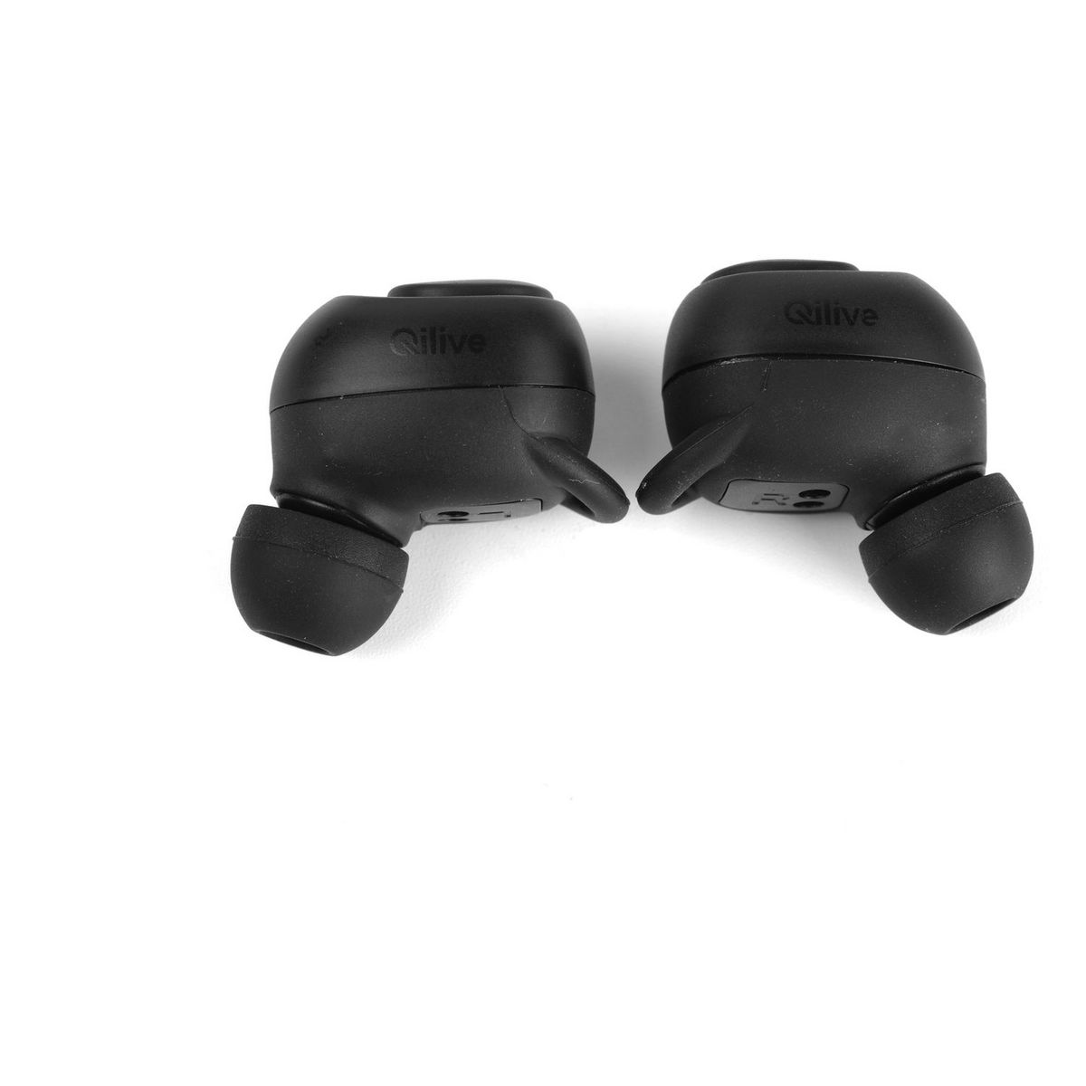 QILIVE Écouteurs Q1817 Bluetooth True Wireless avec Base de recharge Noir