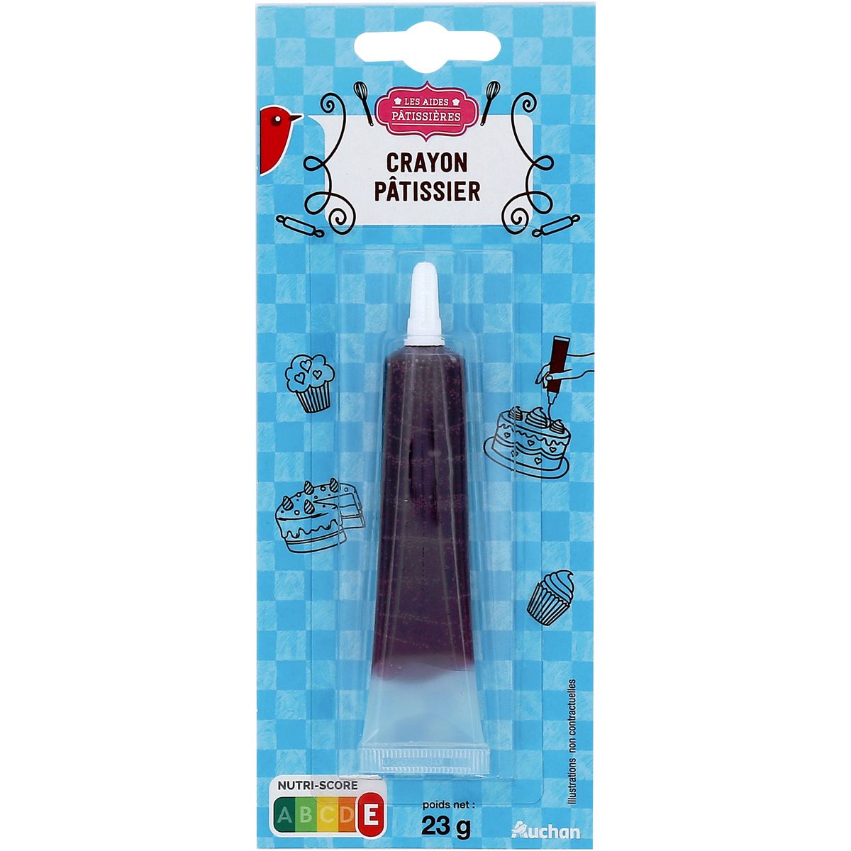 AUCHAN Crayon pâtissier 23g