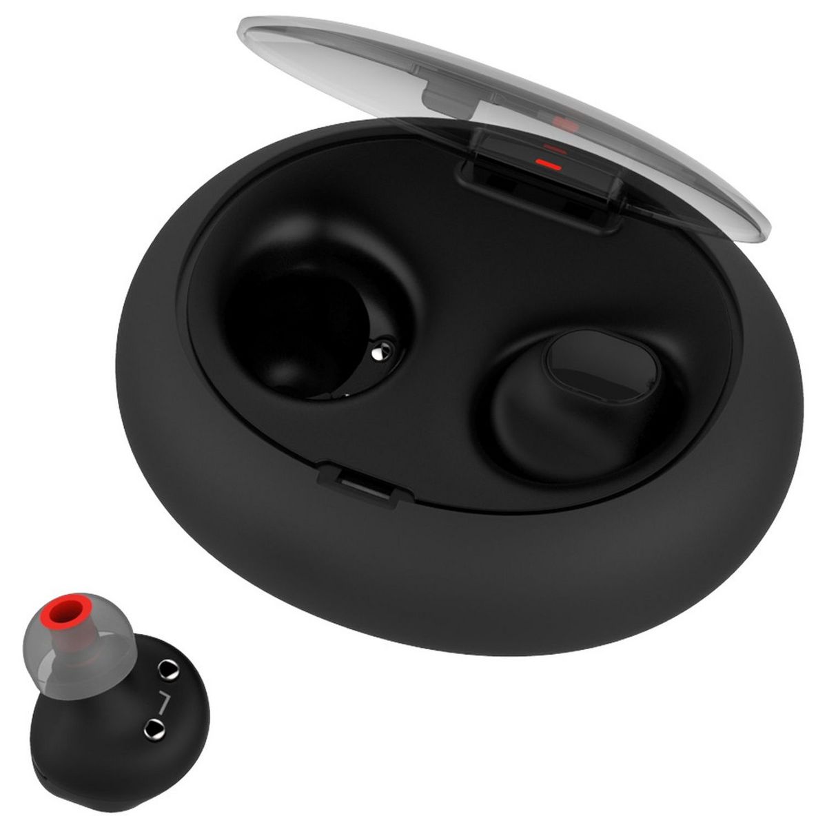 DIVACORE Écouteurs Sans Fil Antipods Bluetooth Noir