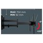 Voir la diapositive 9 : MELICONI Support TV Pantographe Slim 600 SDRP Plus orientable et inclinable 50 à 82 pouces - Noir