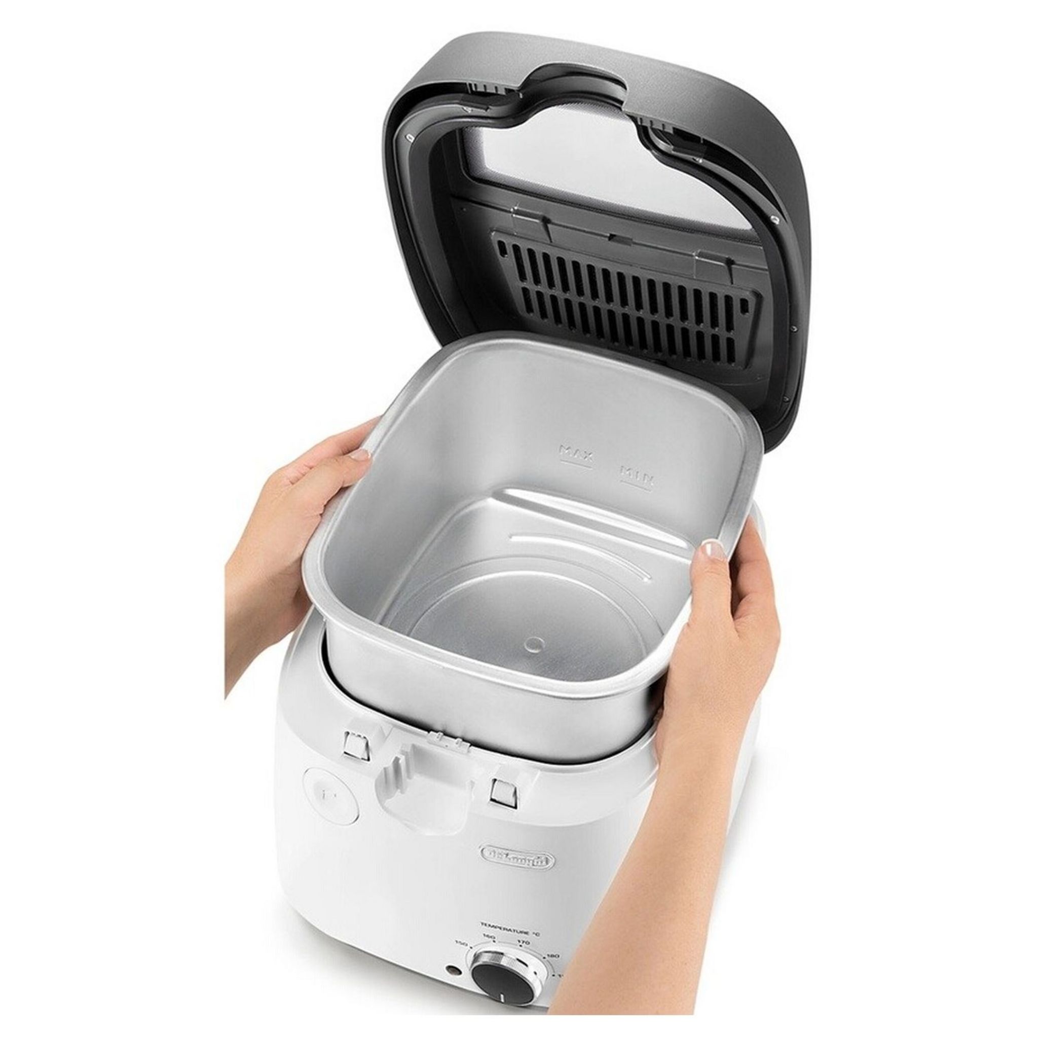 Voir la diapositive 3 : DELONGHI Friteuse électrique FS6035 - Blanche