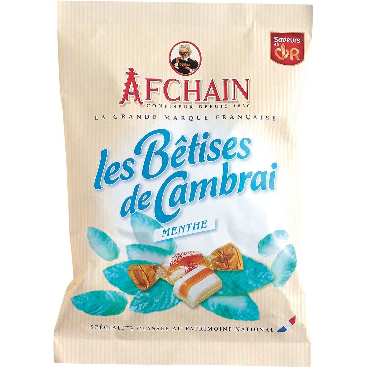 AFCHAIN Bêtises de cambrai, bonbons à la menthe 200g