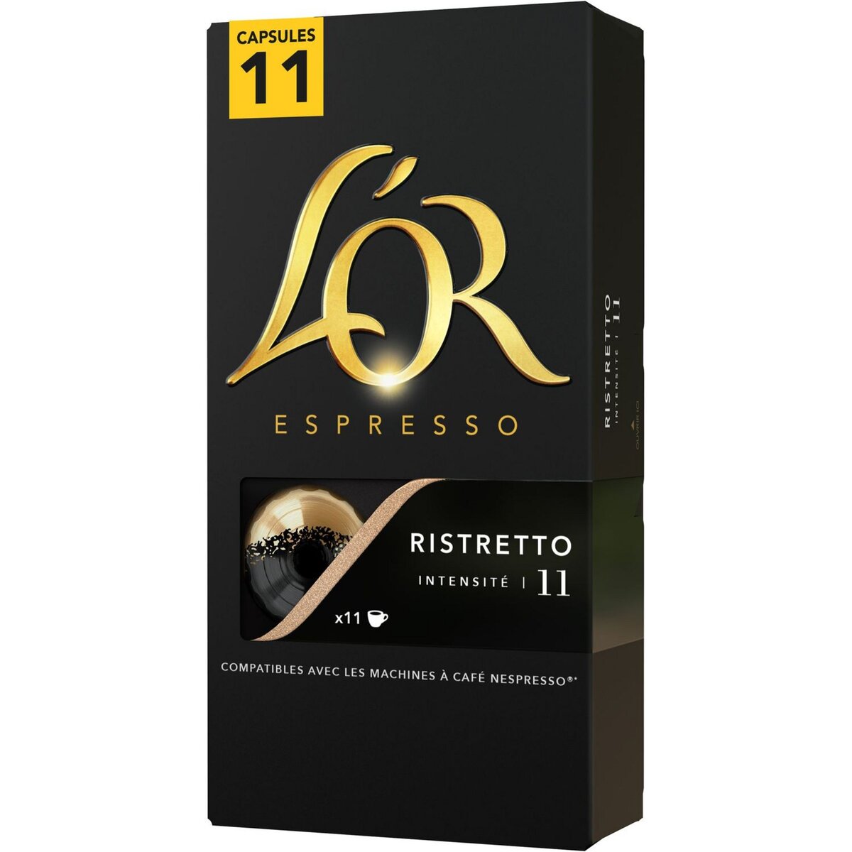 L'OR ESPRESSO Café ristretto en capsule compatible Nespresso 11 capsules 57g