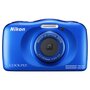 NIKON Appareil photo compact étanche Coolpix W150 Bleu + Sac à dos