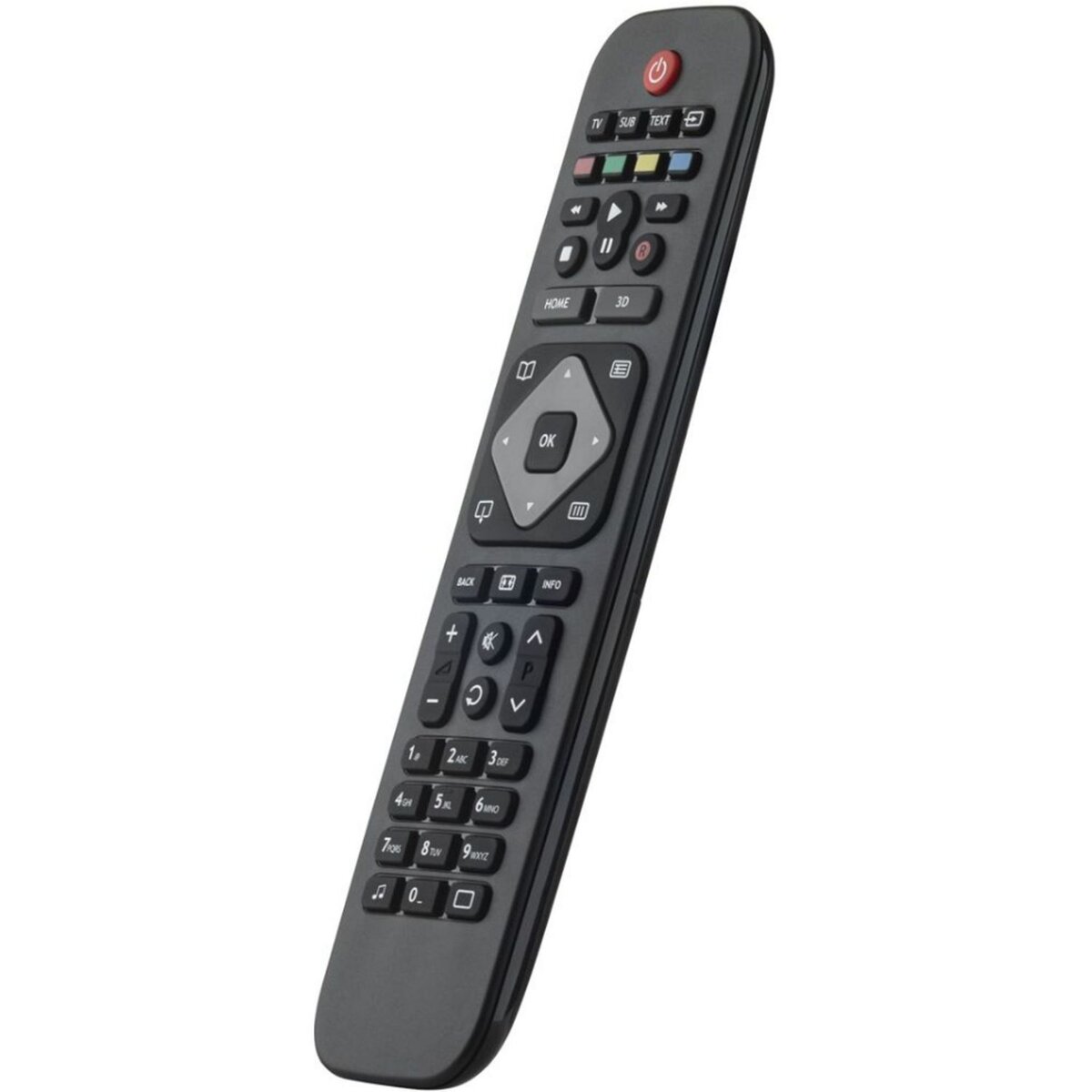 ONE FOR ALL Télécommande de remplacement pour TV Philips Noir