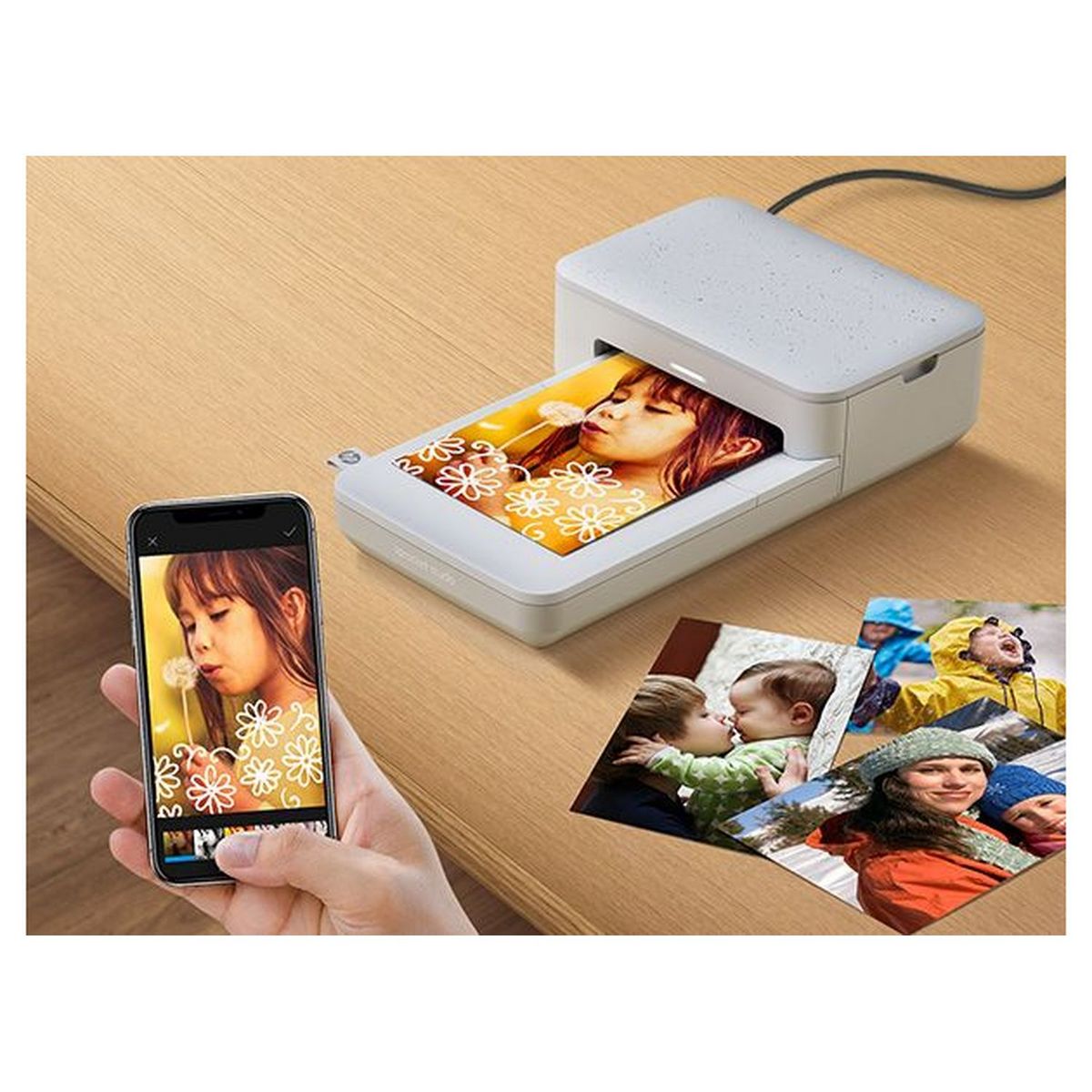 HP Imprimante photo portable Sprocket Studio Gris