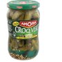 AMORA Croq'Vert cornichons extra fins aux 5 épices et aromates 210g
