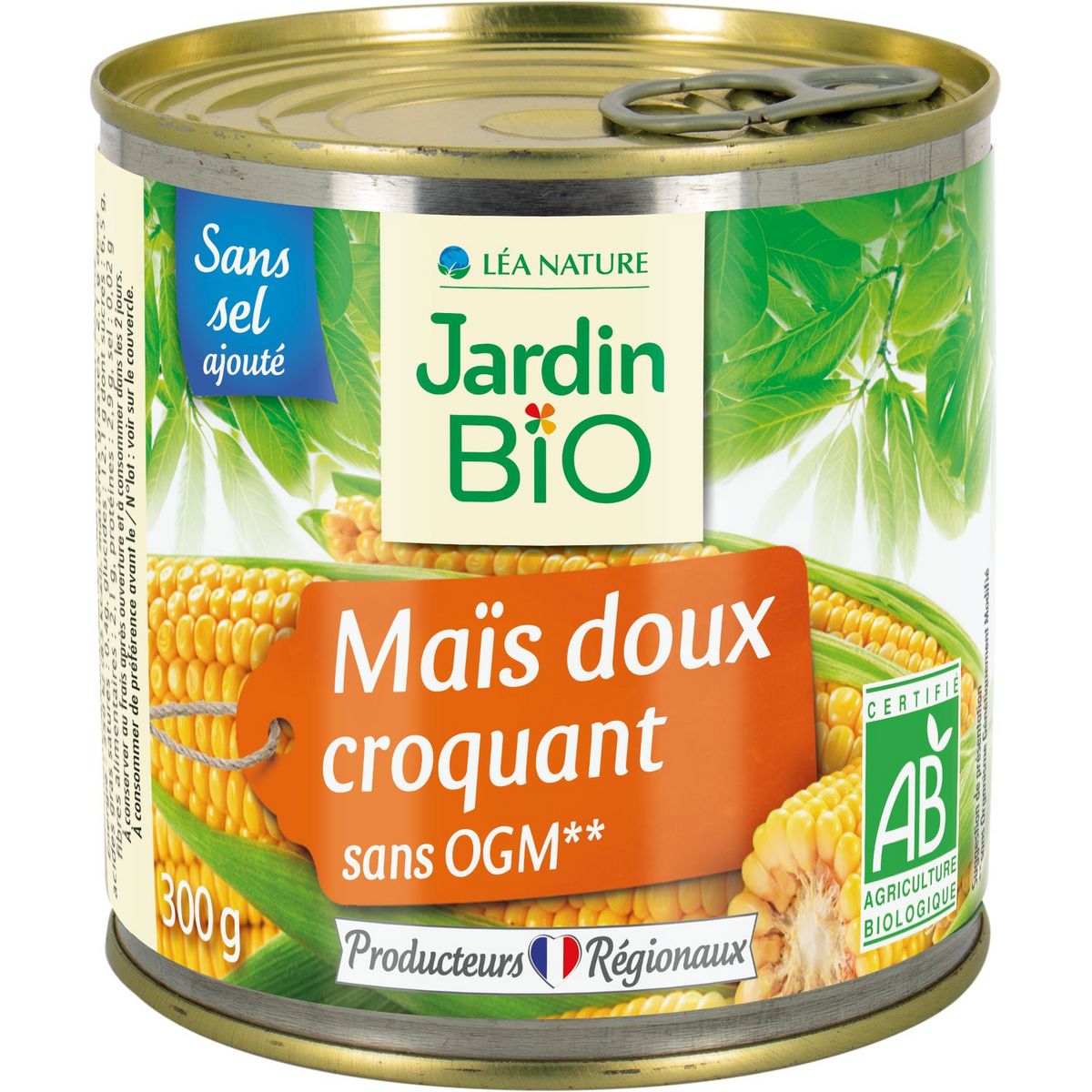 JARDIN BIO ETIC Mais doux croquant sans sel ajouté 300g