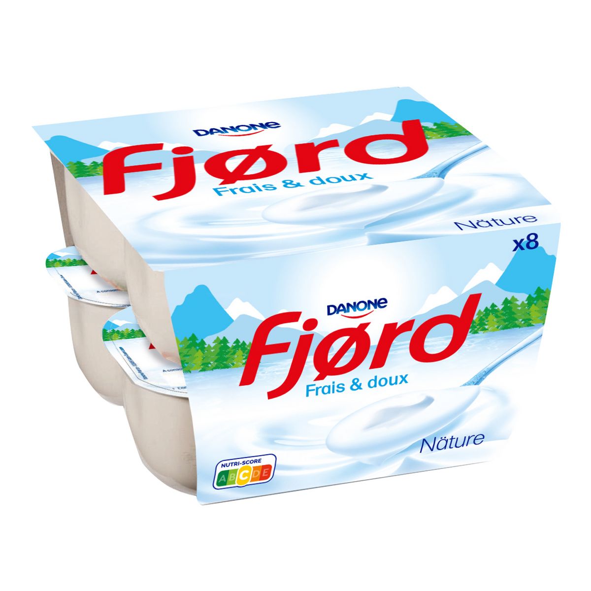 FJORD Yaourt nature 8x125g 8x125g