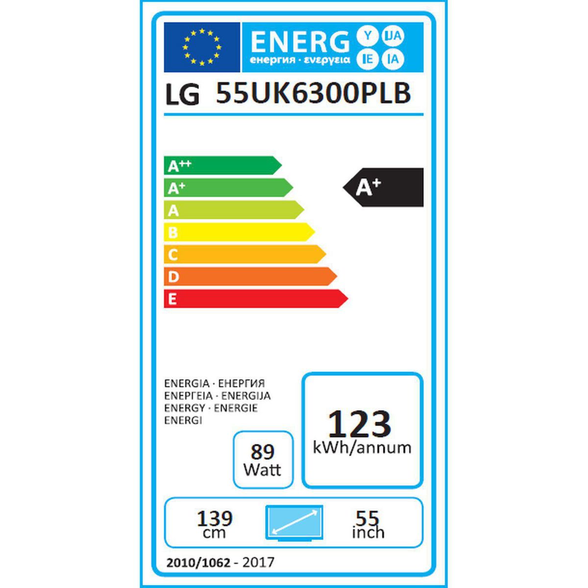 LG 55UK6300 TV LED 4K UHD 139 cm Smart TV