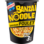 LUSTUCRU Banzaï noodle saveur poulet en cup prêt en 3 min 60g
