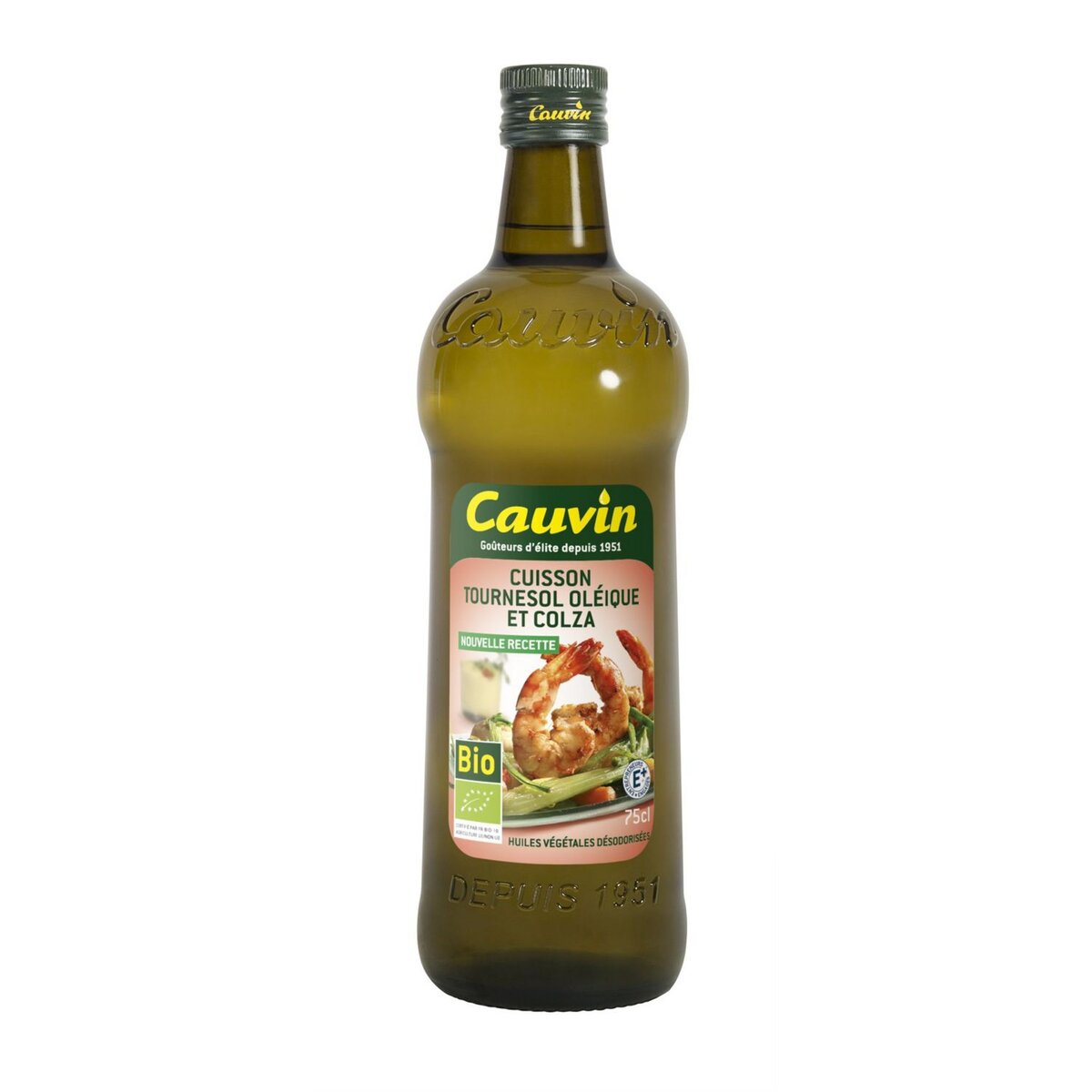 CAUVIN Cauvin bio huile spéciale cuisson 75cl