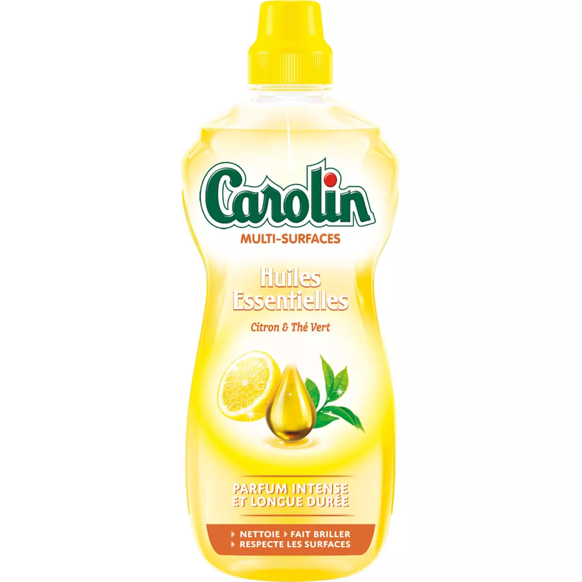 CAROLIN Nettoyant multi-surfaces aux huiles essentielles de citron & thé vert 1l