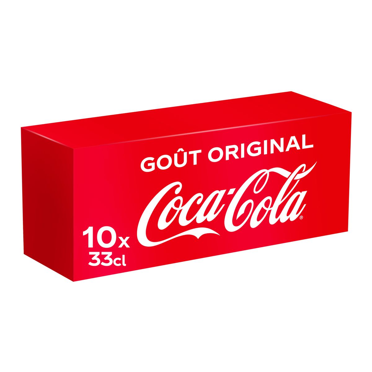COCA-COLA Boisson gazeuse aux extraits végétaux original frigopack 10x33cl