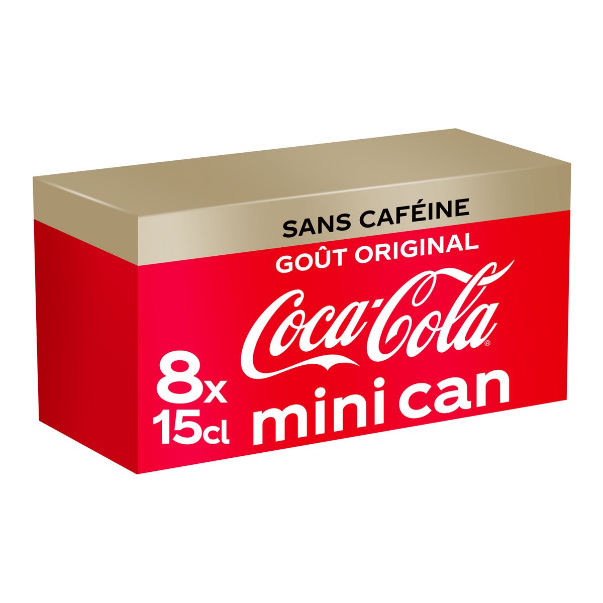 COCA-COLA Sans caféine mini frigopack canette 8x15cl