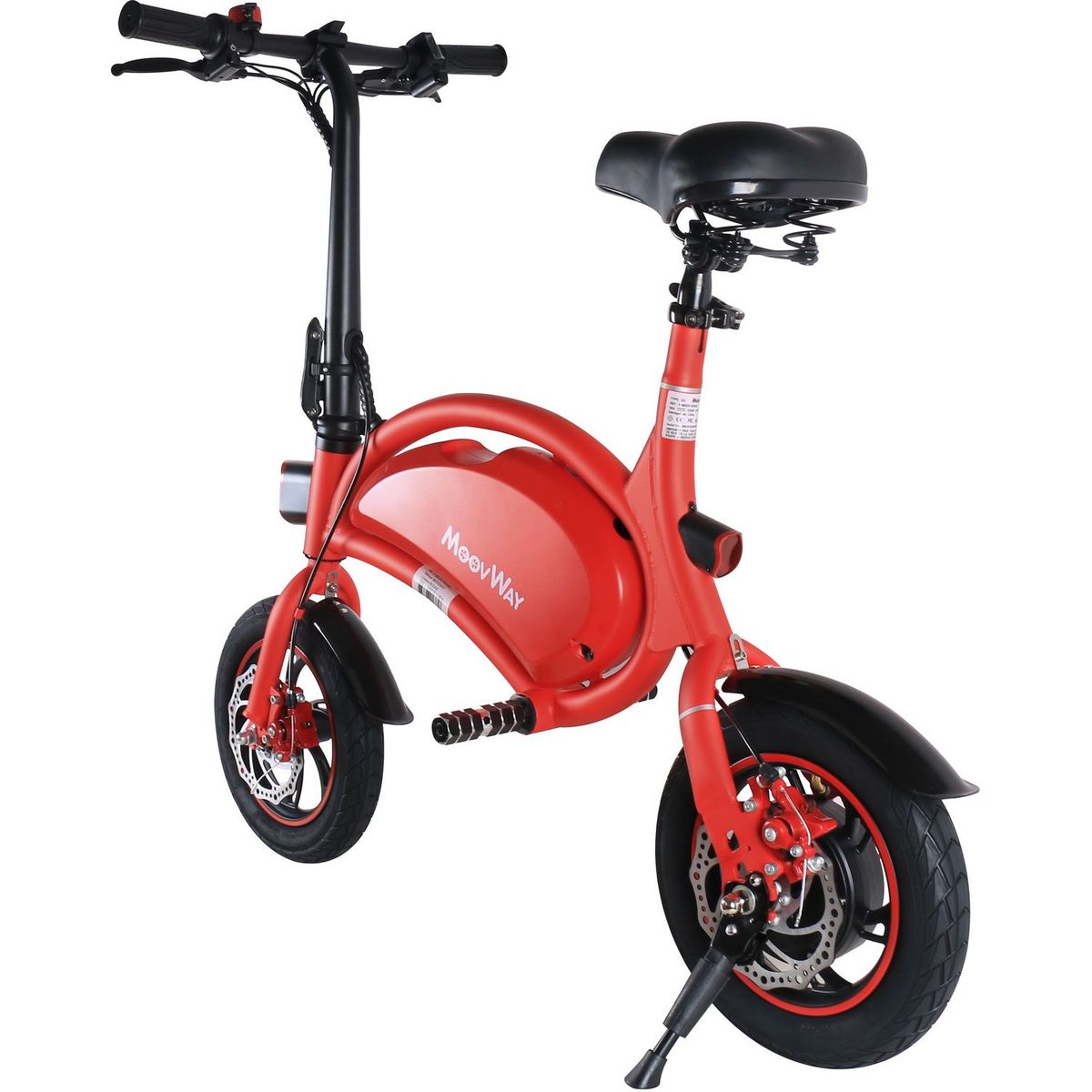 MOOVWAY Draisienne électrique E-Moov Rouge