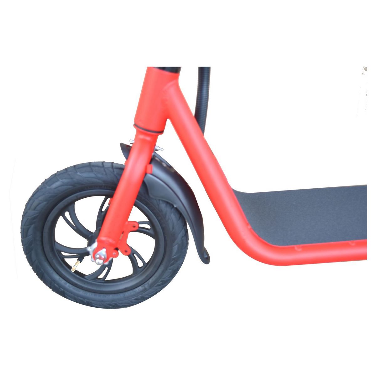 MOOVWAY Scooter électrique Pliable avec selle E-Scooter City Moov Rouge