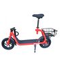 Voir la diapositive 5 : MOOVWAY Scooter électrique Pliable avec selle E-Scooter City Moov Rouge