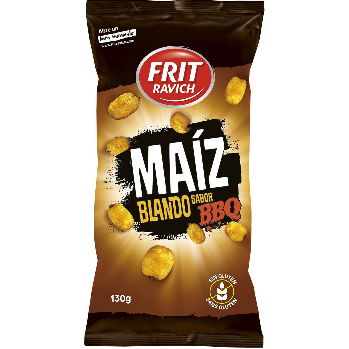 FRIT RAVICH Maïs doux frit goût barbecue 130g