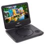 Voir la diapositive 1 : LOGICOM Lecteur DVD portable avec écran rotatif PVS 906-20 Noir
