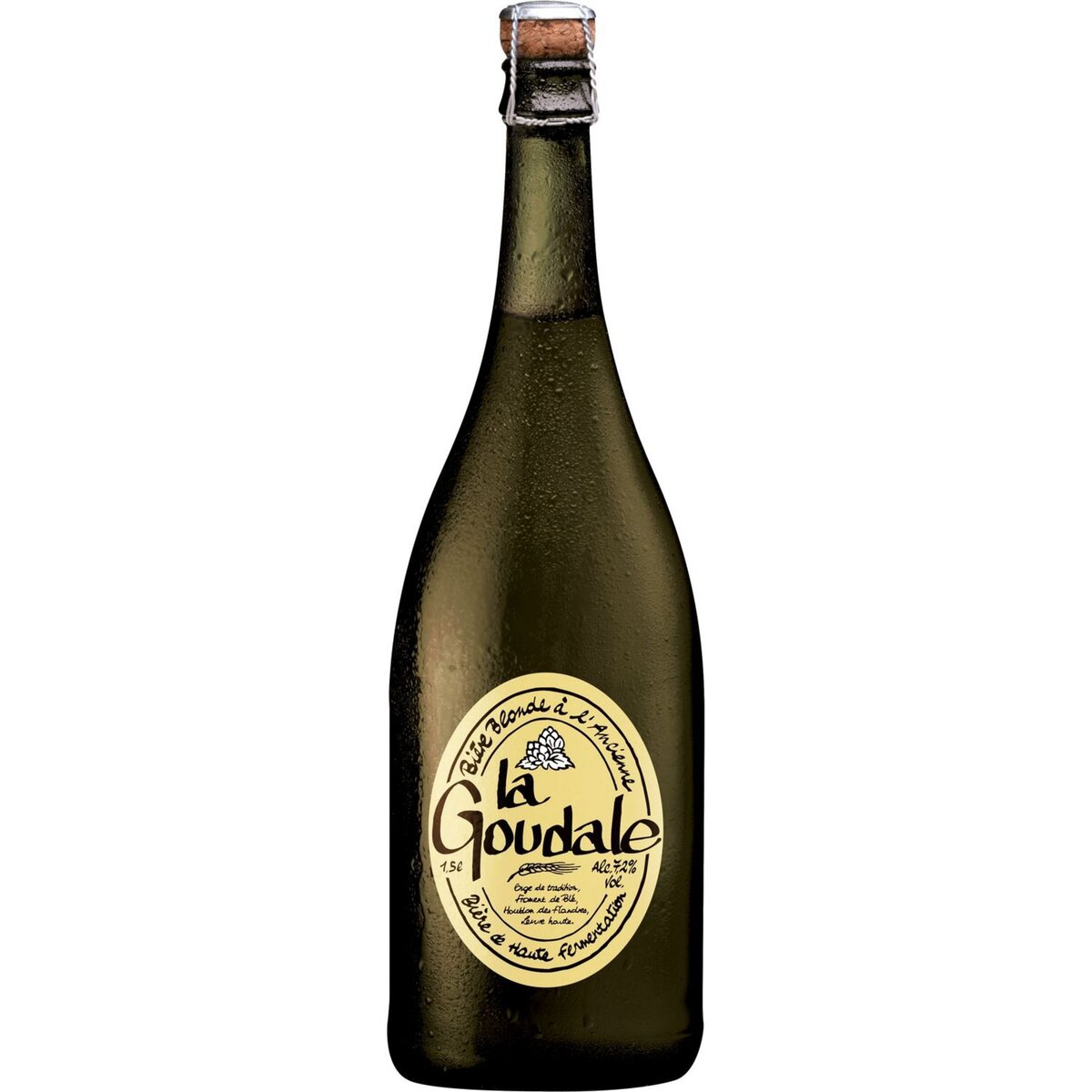 LA GOUDALE Bière blonde à l'ancienne magnum 7,2% 1,5l