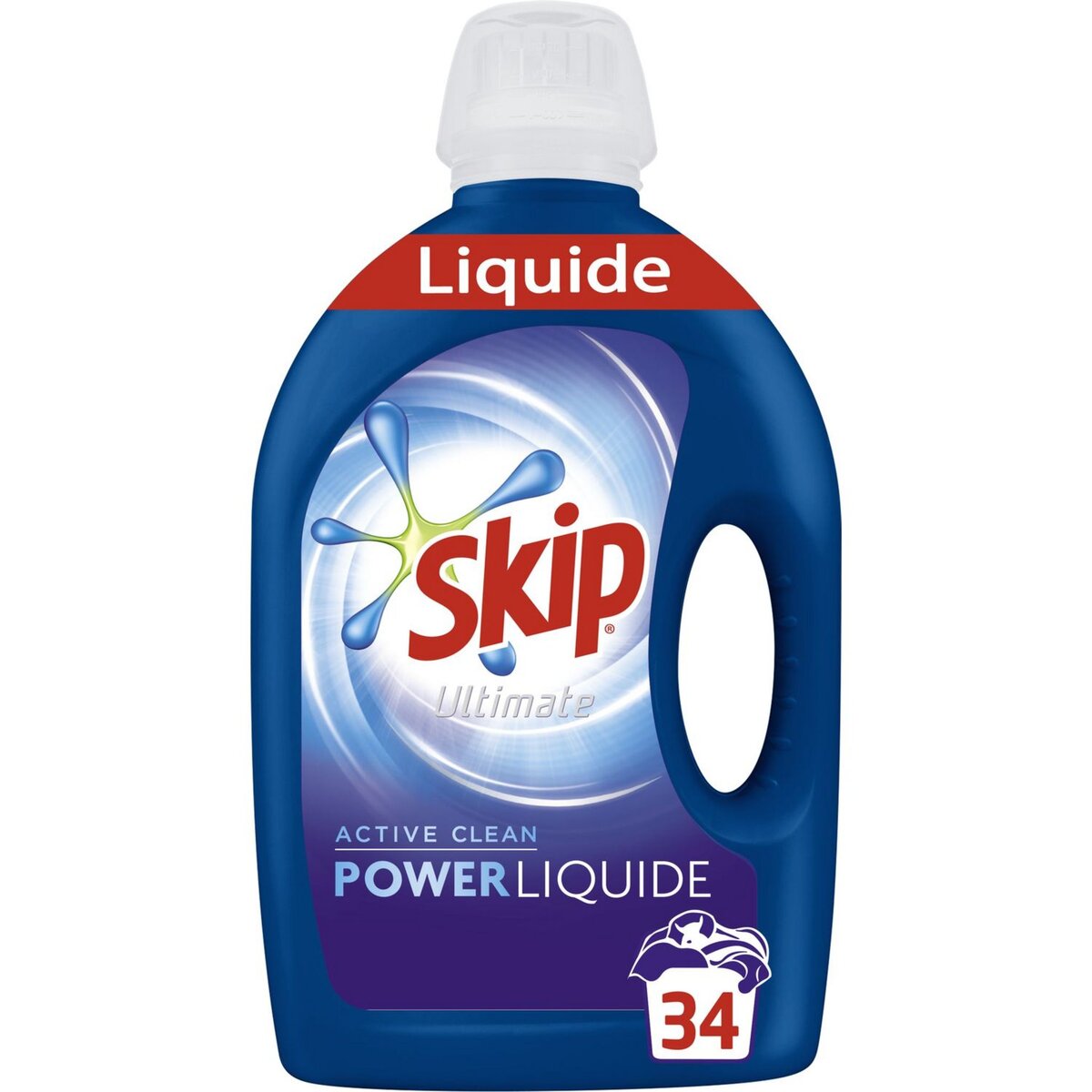 SKIP Active Clean lessive liquide ultimate 34 lavages 1,7l