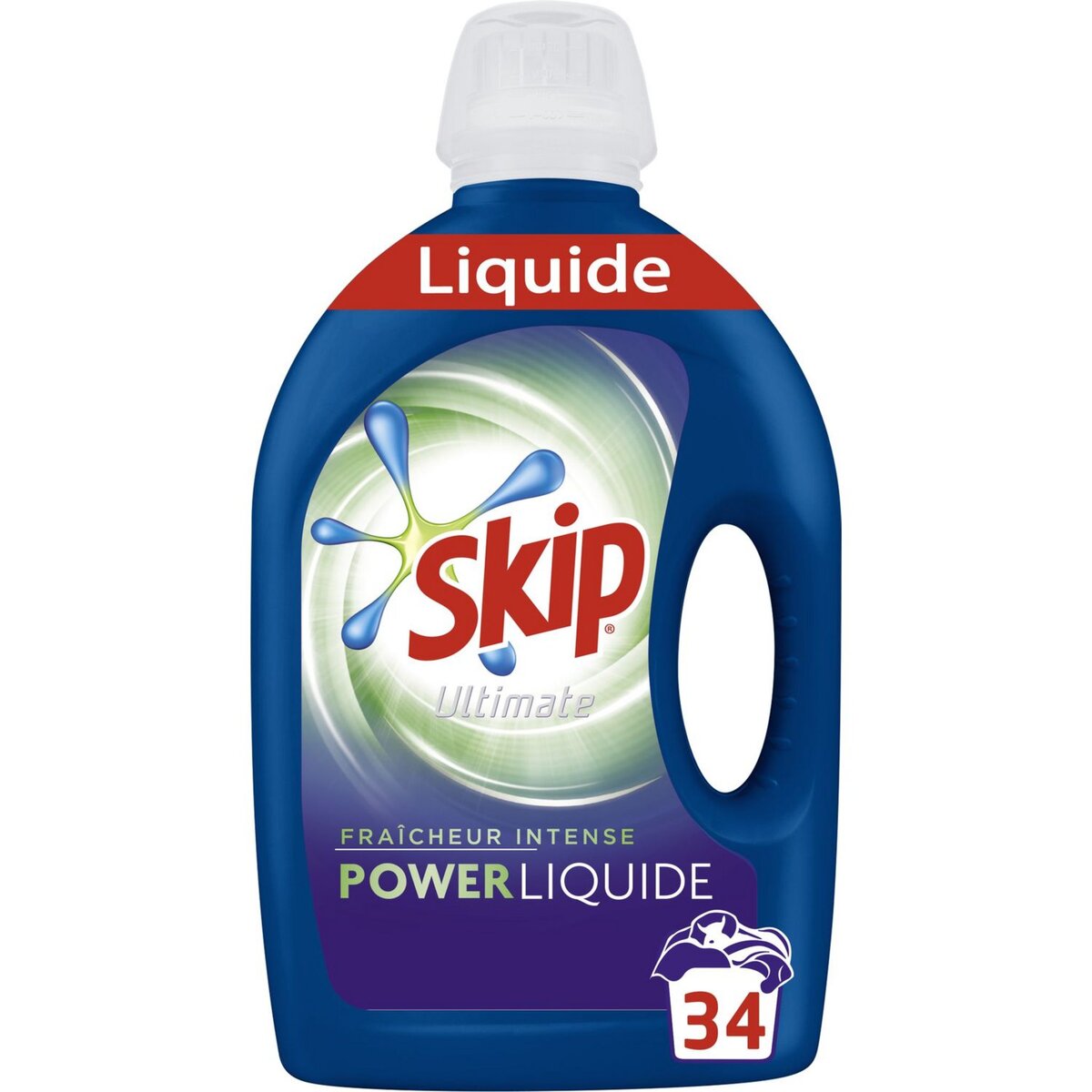 SKIP Skip Ultimate lessive liquide fraîcheur intense 34 lavages 1,7l 34 lavages 1,7l