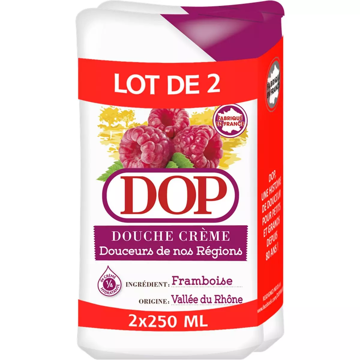 DOP Dop douche framboise 2x250ml