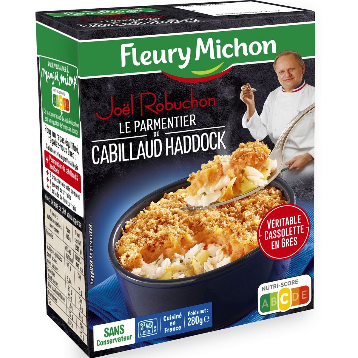 JOEL ROBUCHON Joël Robuchon parmentier cabillaud haddock 280g