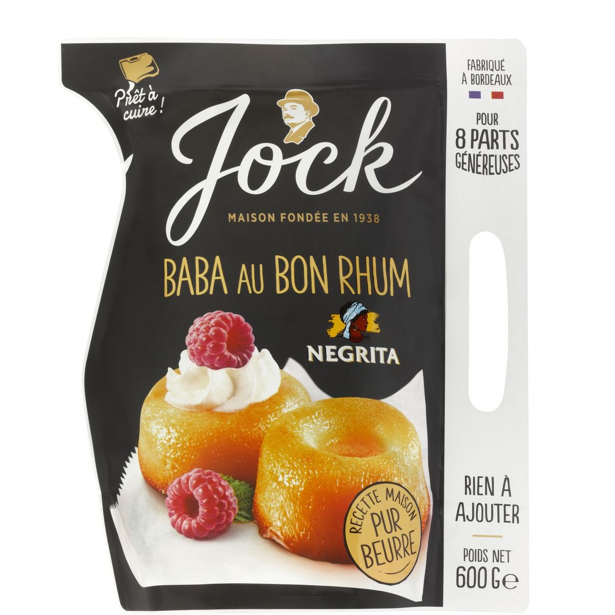 JOCK Baba au rhum 8 parts 600g