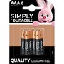 DURACELL Piles AAA/LR03 simply