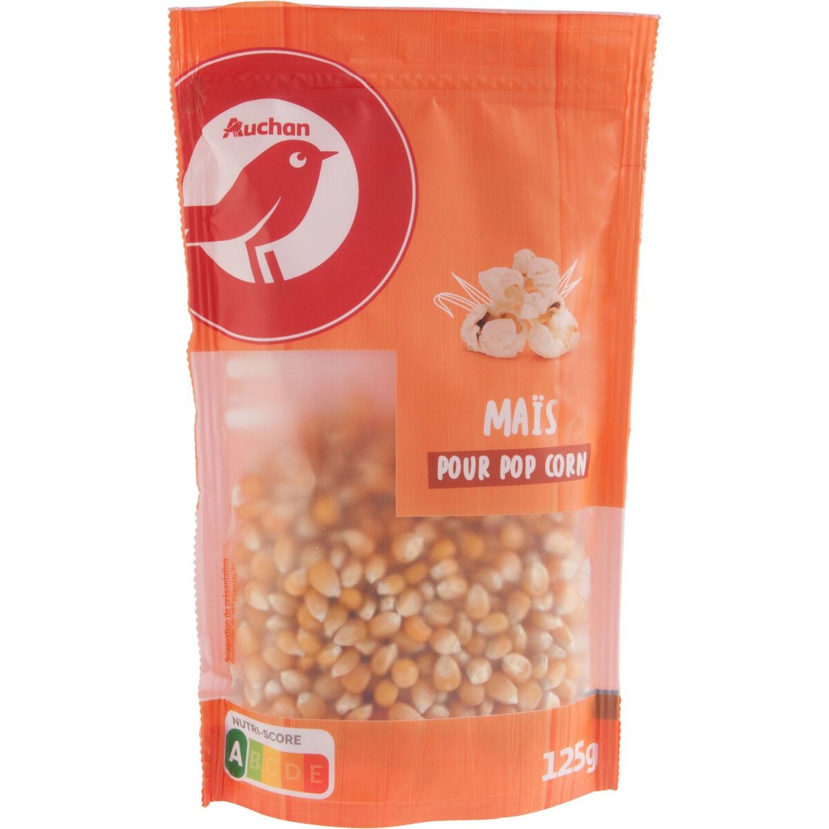 AUCHAN Maïs pour pop corn 125g pas cher Auchan.fr