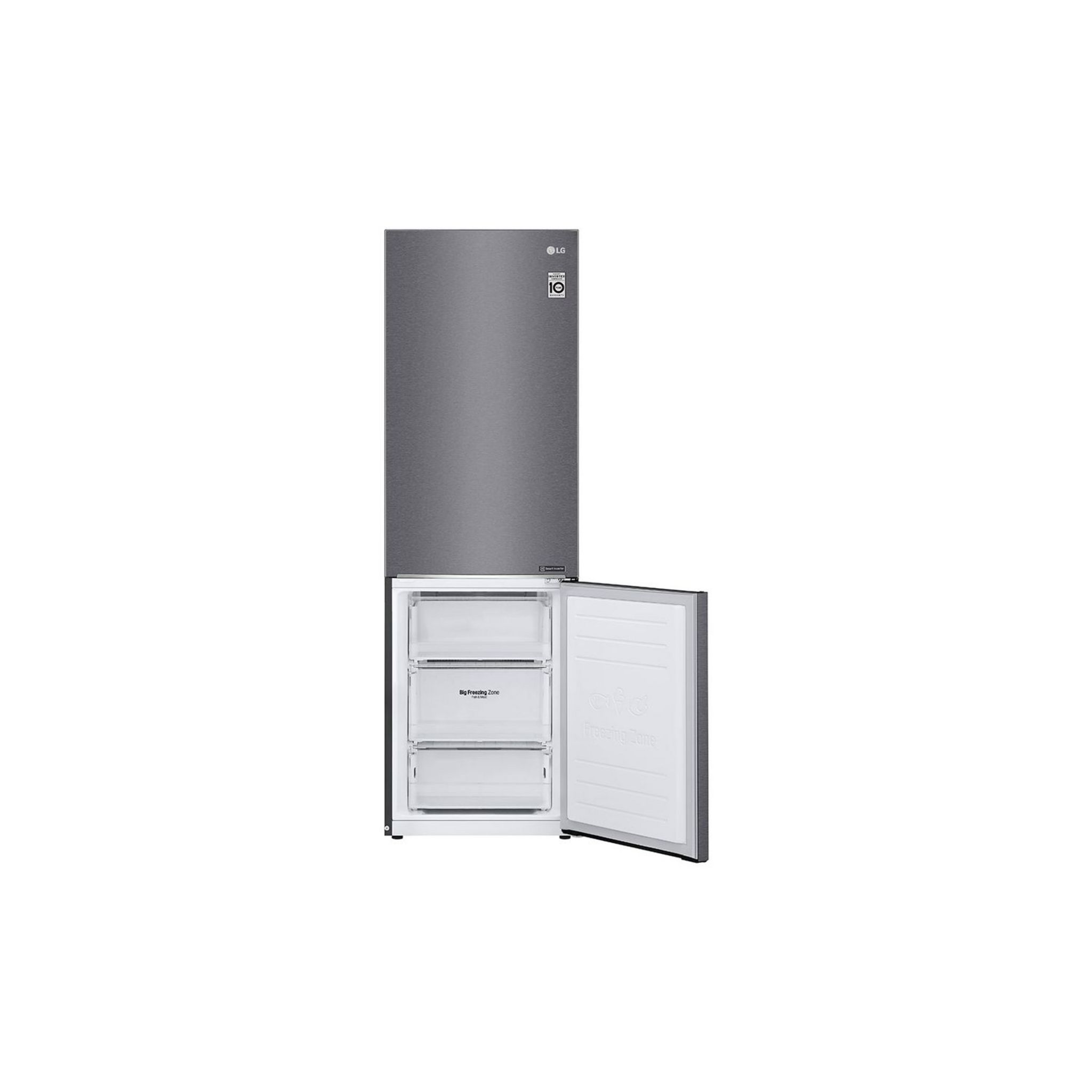 Voir la diapositive 6 : LG Réfrigérateur 2 portes GBP31DSLZN, 341 L, Froid ventilé No Frost