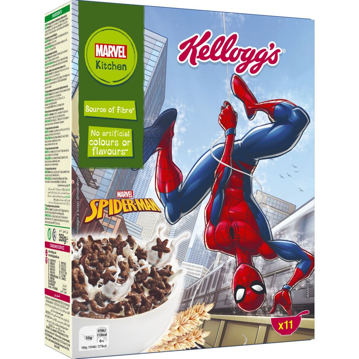 KELLOGG'S Kellogg's Disney Spider céréales man édition limitée 350g