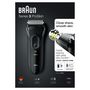 Voir la diapositive 3 : BRAUN Rasoir électrique - SERIES 3 3020 NR - Noir