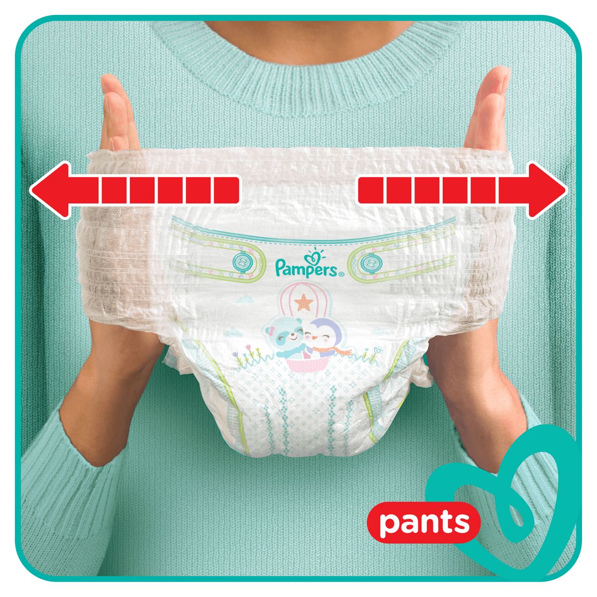 PAMPERS Baby-dry pants culottes taille 3 (6-11kg) 92 couches