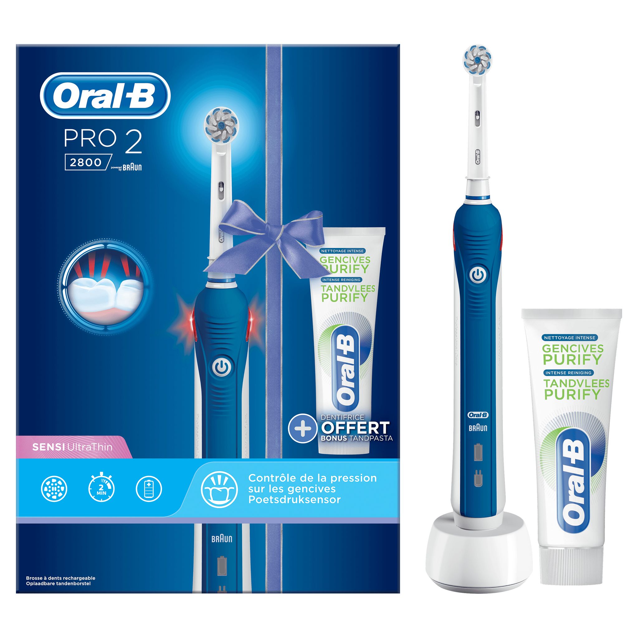 Voir la diapositive 3 : ORAL B Brosse à dents électrique - BAD PRO 2800