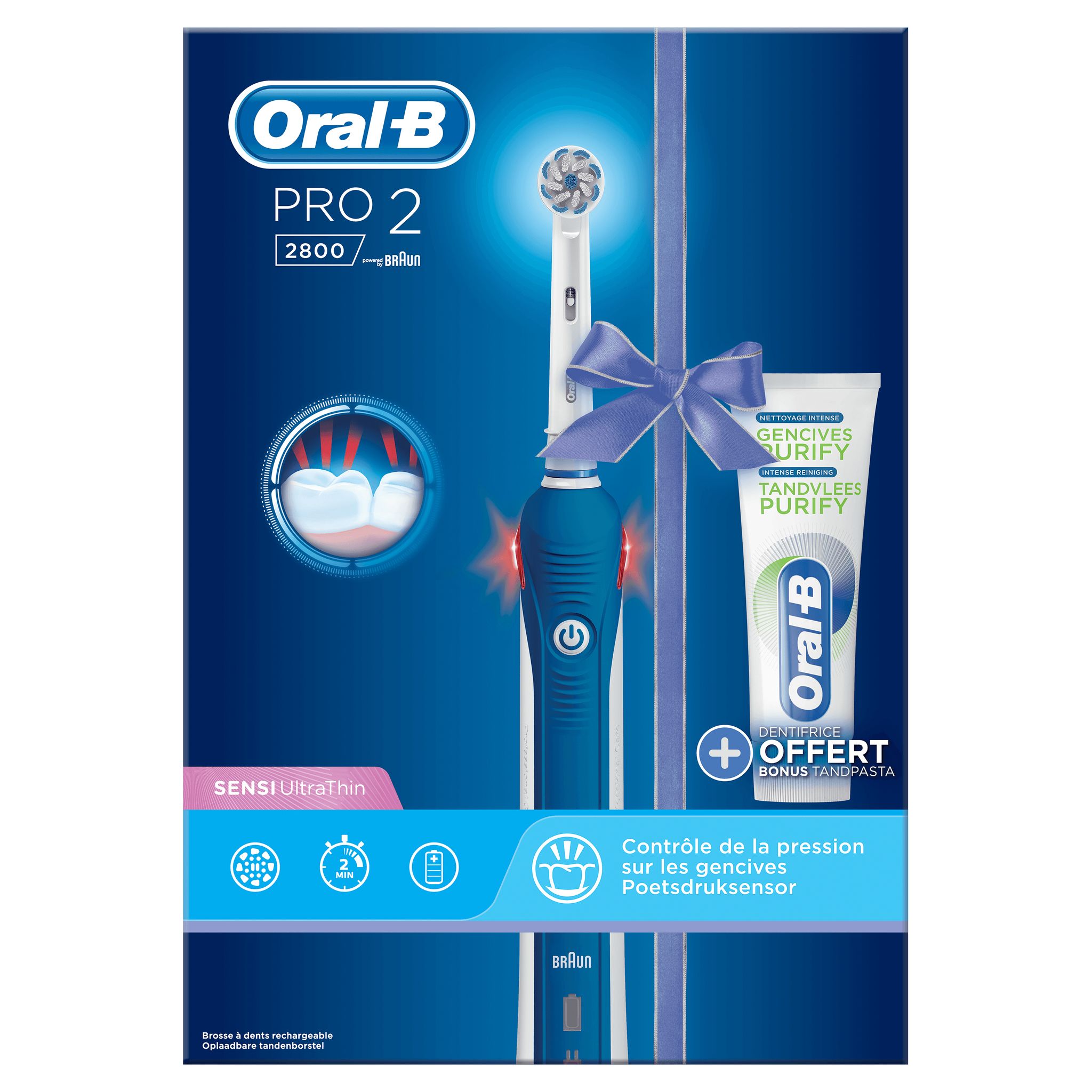Voir la diapositive 4 : ORAL B Brosse à dents électrique - BAD PRO 2800