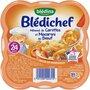 BLEDINA Blédichef mitonné carottes macaroni boeuf 260g dès 24 mois