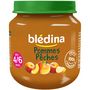Voir la diapositive 1 : BLEDINA Blédina pommes pêches pot 130g dès 4/6mois