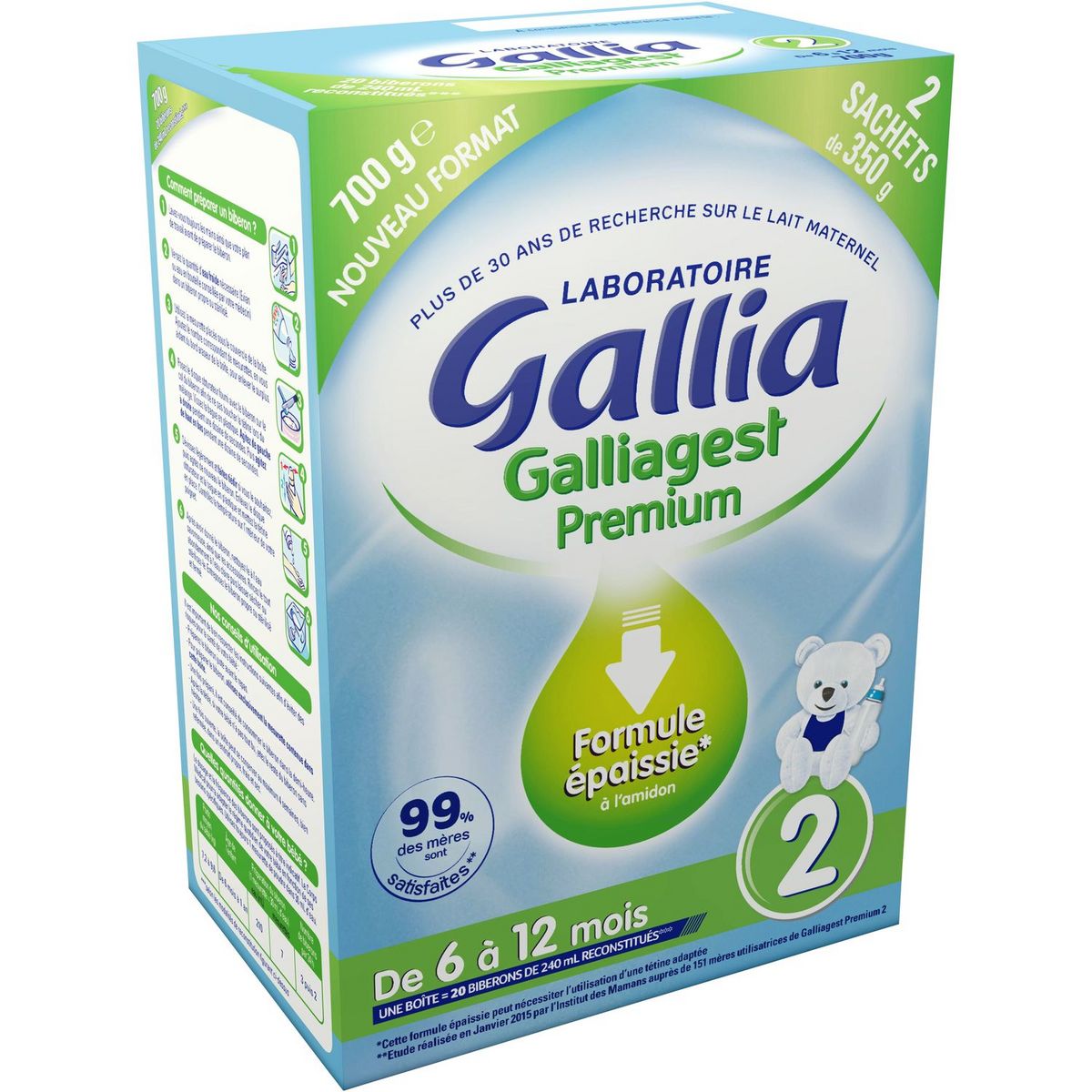 GALLIA Gallia Galliagest premium 2ème âge 700g de 6 à 12 mois