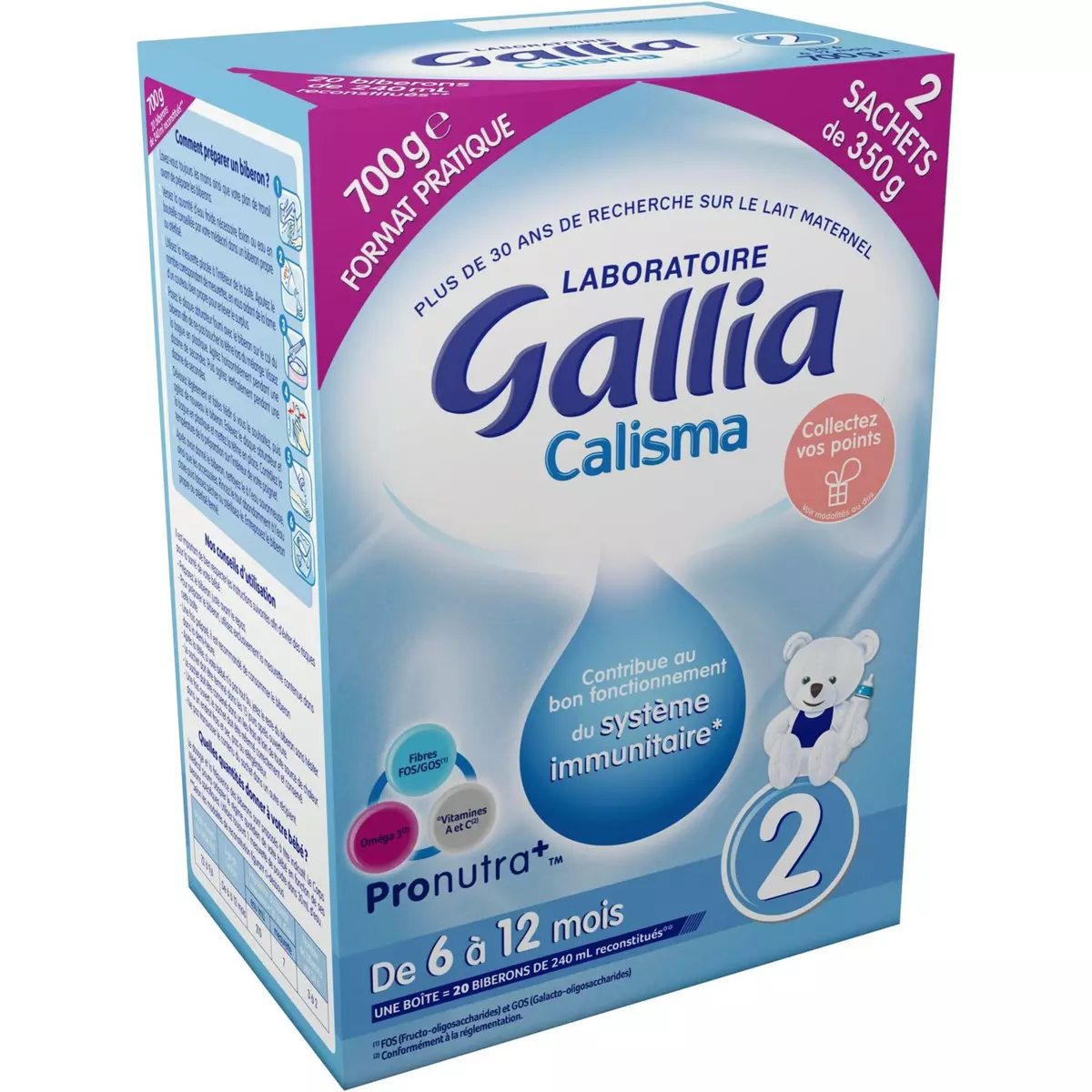 GALLIA Gallia Calisma lait 2ème âge 700g de 6 à 12 mois