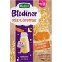 BLEDINA Blédina Blédiner dossettes céréales riz carotte en poudre dès 4 mois 12x12g 12x12g